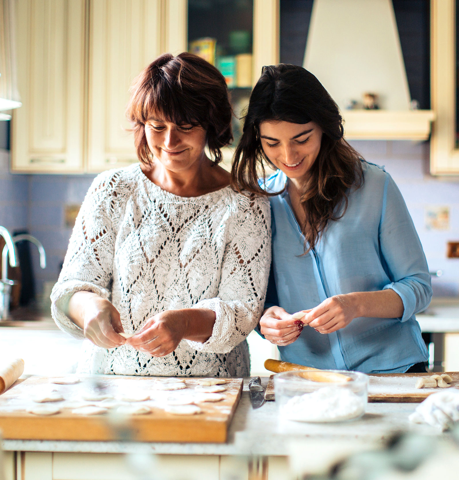 Mother and Daughter Cooking Mother and Daughter Cooking